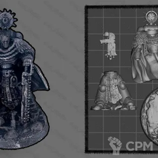 Описание картинки Captain Titus (NEW). The Wardens of Ultramar от 0.n1 Studio по цене 300руб | Свободный Рынок Миниатюр - СРМ
