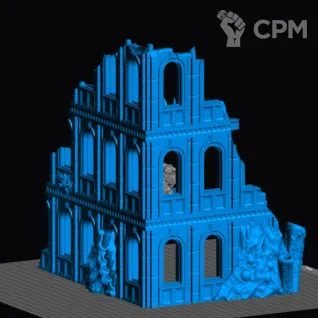 Описание картинки Miasma Corner Ruins 3 от Магазин Альфария по цене 1 200руб | Свободный Рынок Миниатюр - СРМ