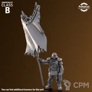 Описание картинки Command squad Sporeblight Regiment от Zakat-3D по цене 320руб | Свободный Рынок Миниатюр - СРМ