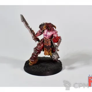Описание картинки Slaughterpriest with Hackblade and Wrath-hammer от MiniaturesFAN по цене 2 750руб | Свободный Рынок Миниатюр - СРМ