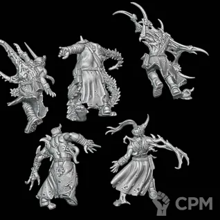 Описание картинки Chaos Accursed Cultists - Poxwalkers от Surreal Factory по цене 680руб | Свободный Рынок Миниатюр - СРМ