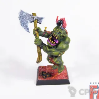 Описание картинки Orc Savage Big Boss от MiniaturesFAN по цене 4 400руб | Свободный Рынок Миниатюр - СРМ