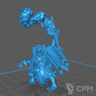 Описание картинки Ork Weirdboy / Weirdnob Shaman от Formosa Printing по цене 300руб | Свободный Рынок Миниатюр - СРМ