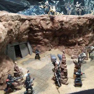 Описание картинки "Давным-давно в далёкой-далёкой галактике!&qu от mr.Diorama по цене 44 000руб | Свободный Рынок Миниатюр - СРМ