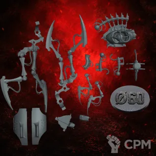 Описание картинки Canoptek Reanimator Necron Warhammer 40k миниатюра Некрон для настольного варгейма от 3DSprint по цене 900руб | Свободный Рынок Миниатюр - СРМ