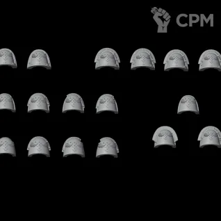 Описание картинки Apothecary's ShoulderPads v1 от Стальные Небеса по цене 250руб | Свободный Рынок Миниатюр - СРМ