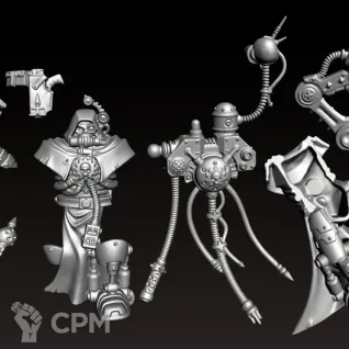 Описание картинки Tech-Priest Enginseer (scan) от badmorning по цене 150руб | Свободный Рынок Миниатюр - СРМ