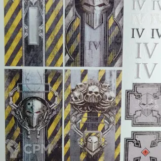 Описание картинки Transfer Sheet Iron Warriors от ССП по цене 1 800руб | Свободный Рынок Миниатюр - СРМ