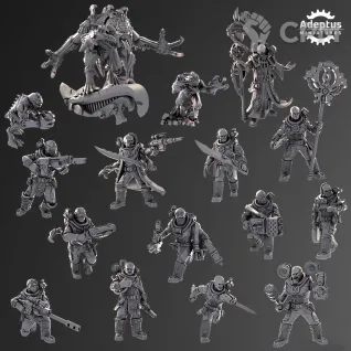 Описание картинки Kill Squad The Hiveborne от PocketSized Prints по цене 2 100руб | Свободный Рынок Миниатюр - СРМ