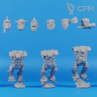 Описание картинки Orks Stormboyz от ULTRA_BRO по цене 150руб | Свободный Рынок Миниатюр - СРМ