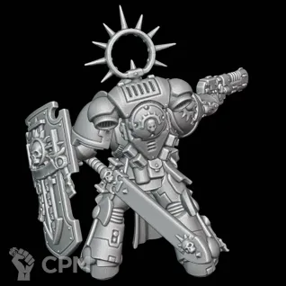 Описание картинки Primaris Lieutenant от Surreal Factory по цене 250руб | Свободный Рынок Миниатюр - СРМ