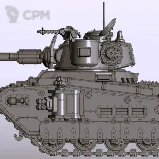 Описание картинки Rogal Dorn Battle Tank от Магазин Альфария по цене 2 100руб | Свободный Рынок Миниатюр - СРМ