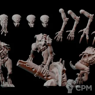 Описание картинки (Kt) Genestealers (отряд 5 моделей) от Магазин Альфария по цене 450руб | Свободный Рынок Миниатюр - СРМ