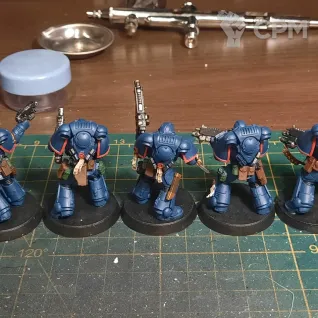 Описание картинки Ultramarines Primaris Intercessors от  по цене 2 000руб | Свободный Рынок Миниатюр - СРМ