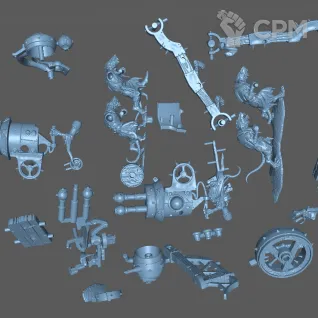 Описание картинки Ratling Warpblaster от Formosa Printing по цене 550руб | Свободный Рынок Миниатюр - СРМ