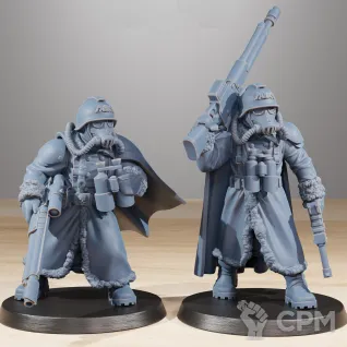 Описание картинки Снайперы Вальхальцев Frostwatch Marksmen Sniper Valhalla. от Подземный человек по цене 1 190руб | Свободный Рынок Миниатюр - СРМ