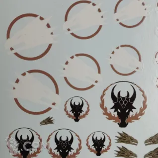 Описание картинки Transfer Sheet Salamanders от ССП по цене 1 800руб | Свободный Рынок Миниатюр - СРМ