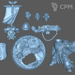 Описание картинки Captain Centos от Formosa Printing по цене 250руб | Свободный Рынок Миниатюр - СРМ