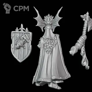 Описание картинки Sir Cecil Gastonne the Wyrm Slayer от Surreal Factory по цене 250руб | Свободный Рынок Миниатюр - СРМ