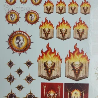 Описание картинки Transfer Sheet Word Bearers от ССП по цене 1 800руб | Свободный Рынок Миниатюр - СРМ