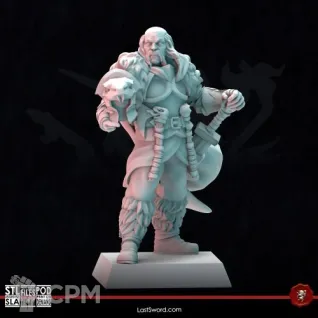 Описание картинки norsca lord от Daniilfedyakov по цене 350руб | Свободный Рынок Миниатюр - СРМ