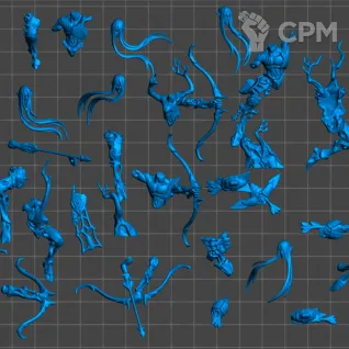 Описание картинки Gossamid Archers (scan) от badmorning по цене 800руб | Свободный Рынок Миниатюр - СРМ