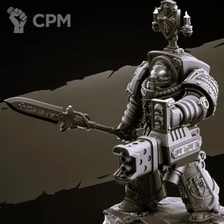 Описание картинки Brotherhood Terminator Squad / Paladin Squad (отряд 5 моделей) от Магазин Альфария по цене 1 000руб | Свободный Рынок Миниатюр - СРМ