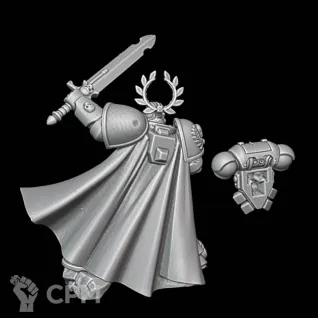 Описание картинки Primaris Captain with Power Sword (Exclusive) от Surreal Factory по цене 220руб | Свободный Рынок Миниатюр - СРМ