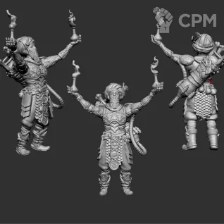 Описание картинки Iron Sultanate - Homunculus Set от Manufactorum76 по цене 700руб | Свободный Рынок Миниатюр - СРМ