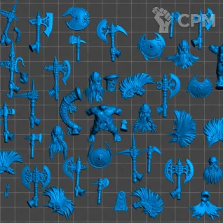 Описание картинки Vulkite Berzerkers x10 (scan) от badmorning по цене 1 300руб | Свободный Рынок Миниатюр - СРМ