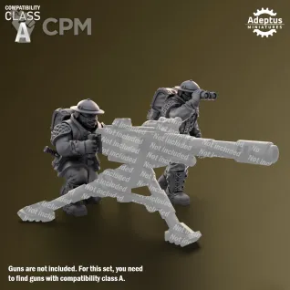 Описание картинки Heavy weapons squad Sunclaw Regiment от Zakat-3D по цене 250руб | Свободный Рынок Миниатюр - СРМ