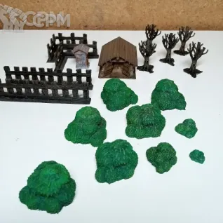 Описание картинки A large set of terranes от  по цене 1 500руб | Свободный Рынок Миниатюр - СРМ