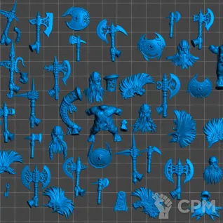 Описание картинки Vulkite Berzerkers x5 (scan) от badmorning по цене 700руб | Свободный Рынок Миниатюр - СРМ