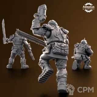 Описание картинки Squad Sporeblight Regiment от Zakat-3D по цене 1 500руб | Свободный Рынок Миниатюр - СРМ
