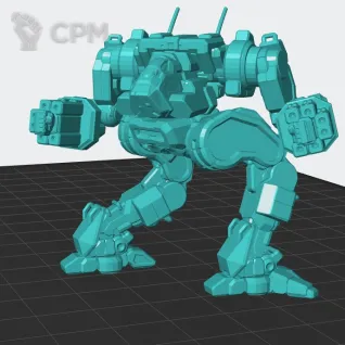 Описание картинки Black Hawk (BattleMech) от White Blackjack по цене 399руб | Свободный Рынок Миниатюр - СРМ