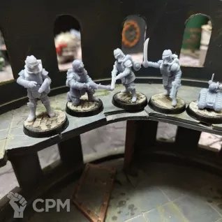 Описание картинки Krieg Combat Engineers 3 от Astramael по цене 750руб | Свободный Рынок Миниатюр - СРМ
