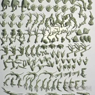 Описание картинки Dryads x 12. Литьё. от ASSV по цене 1 500руб | Свободный Рынок Миниатюр - СРМ