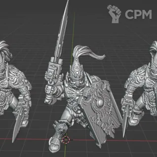 Описание картинки CUSTODIAN GUARD SQUAD от Три Ди Принт по цене 120руб | Свободный Рынок Миниатюр - СРМ