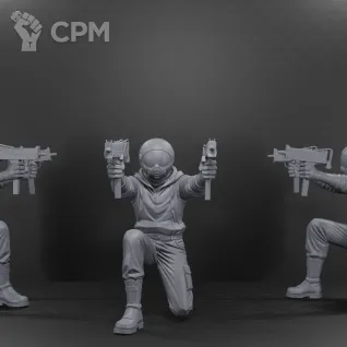 Описание картинки Grey: Digital Target , "Bikers" от White Rhino по цене 799руб | Свободный Рынок Миниатюр - СРМ