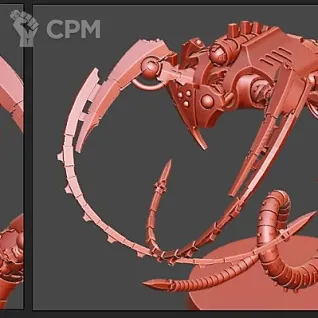 Описание картинки Canoptek wraiths 1 (отряд 3 модели) от Магазин Альфария по цене 900руб | Свободный Рынок Миниатюр - СРМ