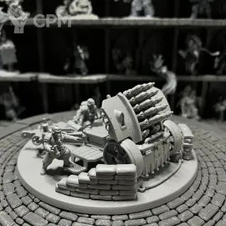 Описание картинки Warhammer 40000 Artillery Team от Houston Program по цене 1 050руб | Свободный Рынок Миниатюр - СРМ