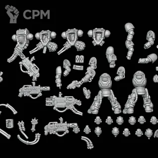 Описание картинки Primaris Eradicators от Surreal Factory по цене 650руб | Свободный Рынок Миниатюр - СРМ