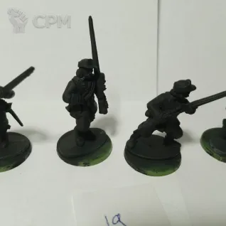 Описание картинки 19. Парни с мушкетами для blood and plunder от Warlord на 17 век 4 шт. от Magnito по цене 450руб | Свободный Рынок Миниатюр - СРМ