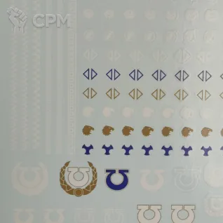 Описание картинки Transfer Sheet Ultramarines от ССП по цене 1 800руб | Свободный Рынок Миниатюр - СРМ