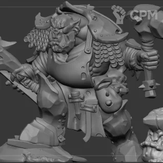 Описание картинки Zoggrok Anvilsmasha от Naggaroth Night по цене 1 000руб | Свободный Рынок Миниатюр - СРМ
