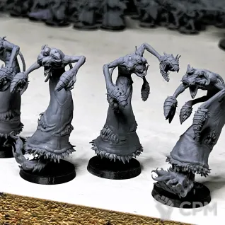 Описание картинки Flamers of Tzeentch от Магазин Альфария по цене 250руб | Свободный Рынок Миниатюр - СРМ