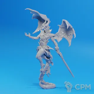 Описание картинки Daemon Prince от ULTRA_BRO по цене 700руб | Свободный Рынок Миниатюр - СРМ