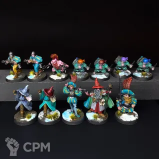 Описание картинки Миниатюры для DnD / Готовая варбанда для Frostgrave от Chain Brush по цене 2 000руб | Свободный Рынок Миниатюр - СРМ