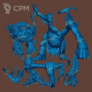 Описание картинки Trugg the Troggoth King от Formosa Printing по цене 900руб | Свободный Рынок Миниатюр - СРМ