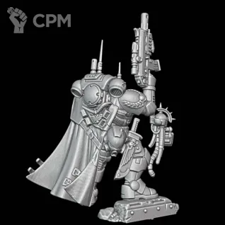 Описание картинки Captain in Phobos Armour от Surreal Factory по цене 180руб | Свободный Рынок Миниатюр - СРМ